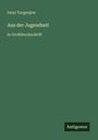 Iwan Turgenjew: Aus der Jugendzeit, Buch