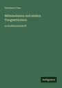Hermann Löns: Mümmelmann und andere Tiergeschichten, Buch