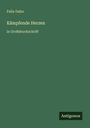 Felix Dahn: Kämpfende Herzen, Buch