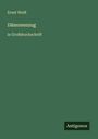 Ernst Weiß: Dämonenzug, Buch