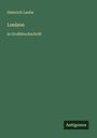 Heinrich Laube: Louison, Buch