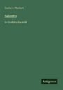 Gustave Flaubert: Salambo, Buch