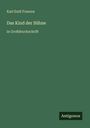 Karl Emil Franzos: Das Kind der Sühne, Buch