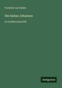 Frederik Van Eeden: Der kleine Johannes, Buch