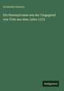 Gerhardus Hennen: Ein Hexenprozess aus der Umgegend von Trier aus dem Jahre 1572, Buch
