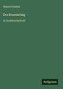 Heinrich Seidel: Der Rosenkönig, Buch