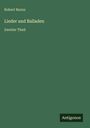 Robert Burns: Lieder und Balladen, Buch