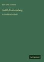 Karl Emil Franzos: Judith Trachtenberg, Buch