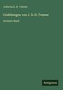 Text: "Jodocus D. H. Temme. Erzählungen von J. D. H. Temme. Sechster Band." Grünes Cover mit einem kleinen Logo unten rechts "Antigonos".