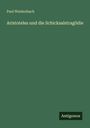 "Aristoteles und die Schicksalstragödie." Paul Weidenbach, Antigonos. Grüner Hintergrund, minimalistisches Design.