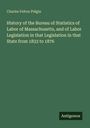 Charles Felton Pidgin: History of the Bureau of Statistics of Labor of Massachusetts, and of Labor Legislation in that Legislation in that State from 1833 to 1876, Buch