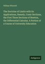 Titel: "The Doctrine of Limits with its Applications..." von William Whewell. Unten rechts steht "Antigonos". Hintergrund grün.