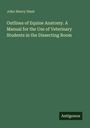 "Outlines of Equine Anatomy" von John Henry Steel. Grüner Hintergrund, weißer Text, Logo "Antigonos" unten rechts.