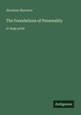 Abraham Myerson: The Foundations of Personality, Buch