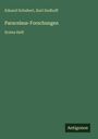 Eduard Schubert: Paracelsus-Forschungen, Buch