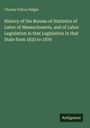 Charles Felton Pidgin: History of the Bureau of Statistics of Labor of Massachusetts, and of Labor Legislation in that Legislation in that State from 1833 to 1876, Buch