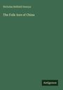 „Nicholas Belfield Dennys“, „The Folk-lore of China“, „Antigonos“. Grüner Hintergrund, schlichtes Design.