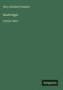 Der Text zeigt: "Mary Elizabeth Braddon, Raubvögel, Zweiter Band." Unten rechts steht "Antigonos". Grüner Hintergrund.