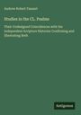 Buchtitel: "Studies in the CL. Psalms" von Andrew Robert Fausset auf grünem Hintergrund mit Antigonos-Logo.