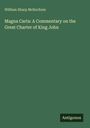 "William Sharp McKechnie. Magna Carta: A Commentary on the Great Charter of King John. Antigonos." Auf grünem Hintergrund.