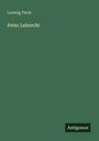 Ludwig Tieck: Peter Lebrecht, Buch