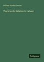 "William Stanley Jevons. The State in Relation to Labour. Unten rechts steht 'Antigonos'. Hintergrund in dunkelgrün."