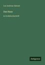Lou Andreas-Salomé: Das Haus, Buch