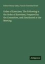 Ordner mit Text: "Order of Exercises..." und Autoren. Grüner Hintergrund, Schrift hell. Unten rechts steht "Antigonos".