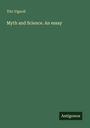 Titel: "Myth and Science. An essay." Autor: Tito Vignoli. Unten: "Antigonos". Einfaches Design, dunkler Hintergrund.