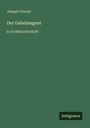 "Joseph Conrad, Der Geheimagent in Großdruckschrift. Antigonos. Grüner Hintergrund."