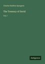 "Charles Haddon Spurgeon, The Treasury of David, Vol. I." Grüner Hintergrund, unten rechts steht "Antigonos".