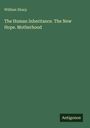 "William Sharp. The Human Inheritance. The New Hope. Motherhood. Antigonos" in weißer Schrift auf grünem Hintergrund.