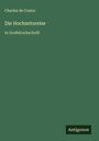Oben steht "Charles de Coster". Darunter "Die Hochzeitsreise in Großdruckschrift". Unten rechts steht "Antigonos". Der Hintergrund ist grün.