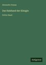 Oben steht "Alexandre Dumas", darunter "Das Halsband der Königin Dritter Band". Unten rechts "Antigonos".