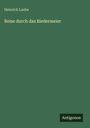 "Heinrich Laube. Reise durch das Biedermeier. Antigonos Logo. Grüner Hintergrund."