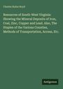 Titel: Resources of South-West Virginia von Charles Rufus Boyd. Grüner Hintergrund. Unten rechts: "Antigonos".