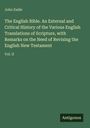 Covertext: John Eadie, Titel der Arbeit über englische Bibelübersetzungen, Vol. II. Logo unten: Antigonos.