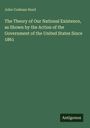 Der Titel lautet: "The Theory of Our National Existence" von John Codman Hurd. Unten steht "Antigonos" auf einem grünen Hintergrund.