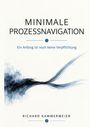 "MINIMALE PROZESSNAVIGATION. Ein Anfang ist noch keine Verpflichtung. RICHARD KAMMERMEIER." Blaue abstrakte Welle.