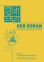 Text: "DER KORAN DAS UNERSCHÖPFLICHE WUNDER" und "Band 2: Die mathematischen Wunder". Illustration: geometrische Formen.