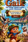 Gaik, der kleine Tannenzapfen, große Abenteuer. Die Geheimnisse von Stein am Rhein. Band 2. Verspielte Illustration.