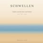 "Schwellen: Studien zwischen Meer und Himmel, Bali 2024-2026, Monika Auer." Weiche, horizontale Farbverläufe in Beige und Blau.