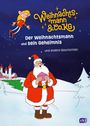 "Weihnachtsmann & Co. KG", "Der Weihnachtsmann und sein Geheimnis und andere Geschichten". Illustration: Weihnachtsmann im Schnee.
