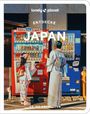 "Entdecke Japan", "Ab ins Abenteuer". Zwei Personen in Kimonos stehen vor bunten Getränkeautomaten.