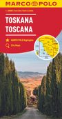 : MARCO POLO Regionalkarte Italien 07 Toskana 1:200.000, KRT