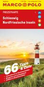 : MARCO POLO Freizeitkarte 1 Schleswig, Nordfriesische Inseln 1:110.000, KRT