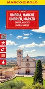 : MARCO POLO Reisekarte Italien 08 Umbrien, Marken 1:200.000, KRT