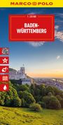: MARCO POLO Reisekarte Deutschland 11 Baden-Württemberg 1:225.000, KRT