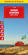 : MARCO POLO Reisekarte Schweden 1:900.000, KRT