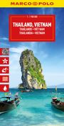 : MARCO POLO Reisekarte Thailand, Vietnam 1:1,9 Mio., KRT